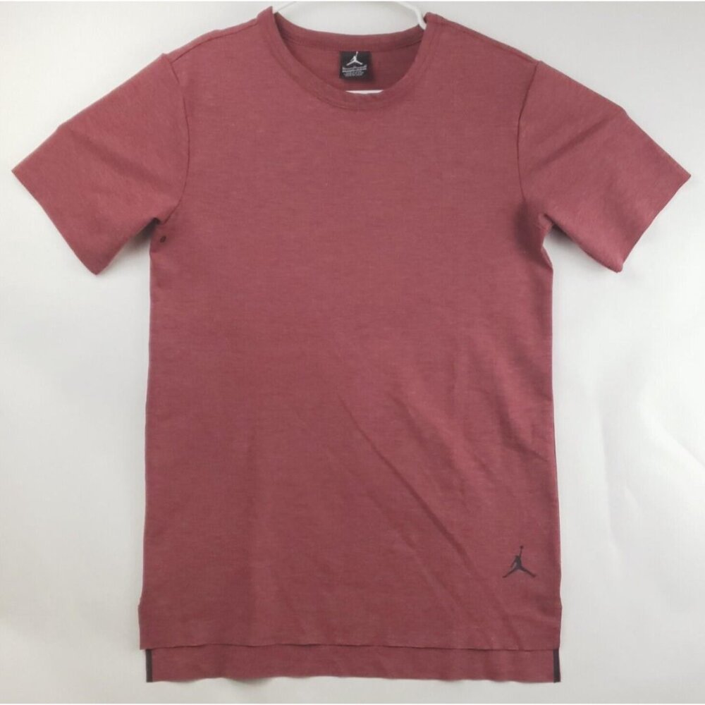 Air Jordan Shirt Kids XL Red Short Sleeve Jumpman Regular Fit Crew Neck Pullover